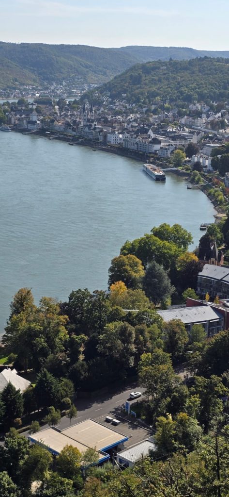 Blick auf den Rhein bei Boppard während der Vereinsfahrt