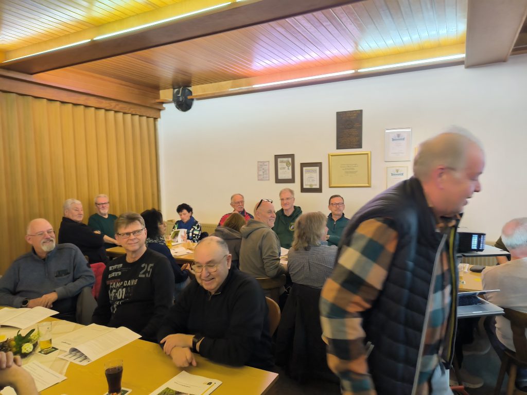 Jahreshauptversammlung 2026 im Saal des Gasthauses Martin in Katzenfurt mit 36 Mitgliedern