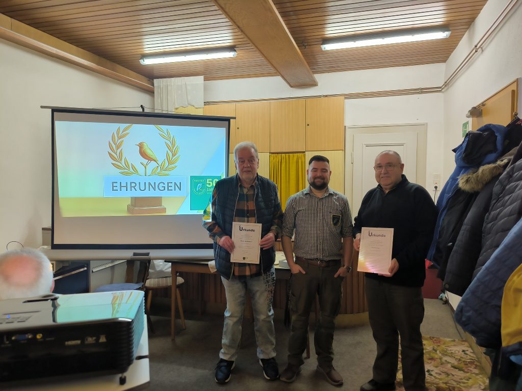 Ehrung langjähriger Mitglieder während der Jahreshauptversammlung 2026